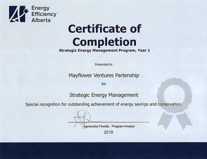 Alberta Strategic Energy Management Award